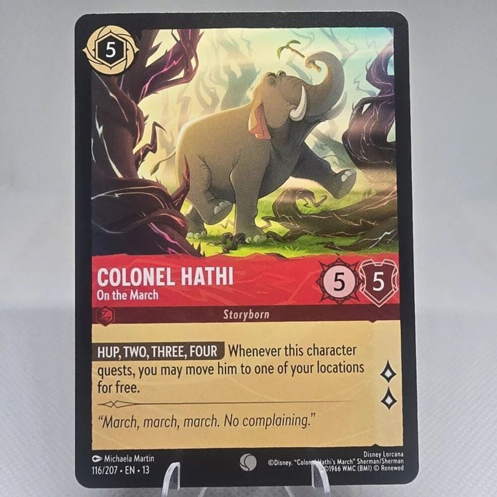 Colonel Hathi - On the March 116 Lorcana Attack of the Vine